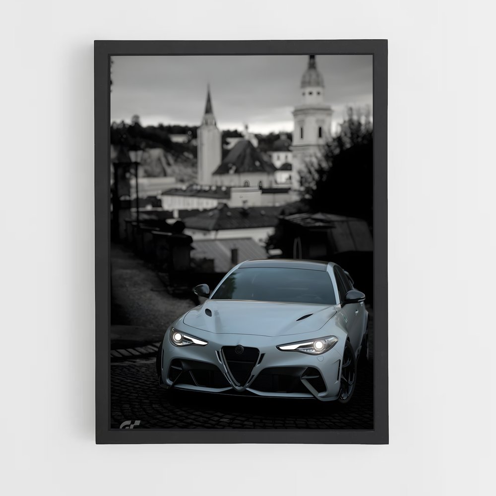 Poster Éclat de Cinquante – affiche Alfa Romeo (vue 2)
